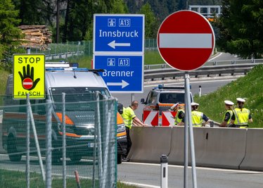 Die Benutzung der Brenner-Autobahn war für acht Stunden nicht erlaubt. 