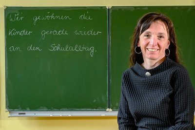 Silke Schwerdt, Schulleiterin der Friedrich-Rückert-Oberschule in Plauen.