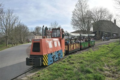 Die Feldbahn ist ebenfalls wieder in die Saison gestartet.