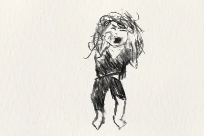 Die Zeichnungen entstanden im Laufe der Depression.