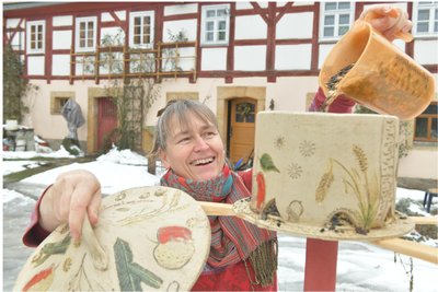 Carolin Lötzsch (Foto vom Januar) bietet Vogelstimmenwanderungen im Raum Freiberg an.