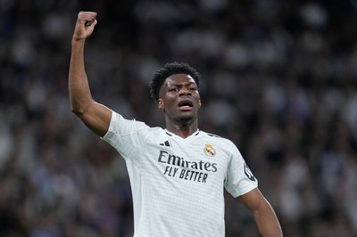 Tchouaméni von Real Madrid und sein Teamkollege Valverde gerieten in der Kabine aneinander. Der Club eröffnete ein Disziplinarverfahren gegen beide Spieler. (Archivbild)