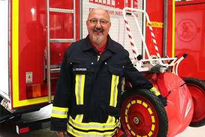 Feuerwehrvereinschef Jens Oehmigen hat mit seiner Truppe wieder viel für die Niederwiesaer auf die Beine gestellt.