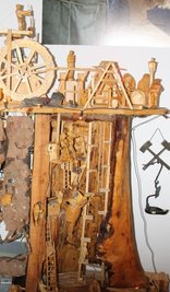 Das Funktionsmodell eines Schachtes um das Jahr 1835.