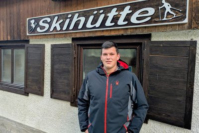 Lukas Himmel ist Vorsitzender des Skiclubs Edelweiß Jöhstadt.