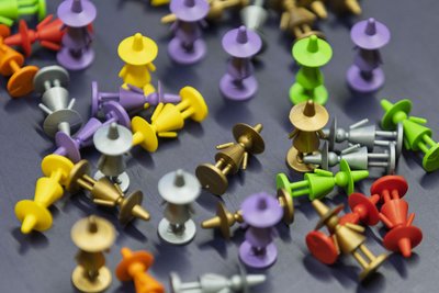 Für die Neuauflage der Spika-Spiele wurden die Hüte der klassischen Spielfiguren etwas abgerundet.