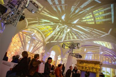 In den Gästebüchern am häufigsten gelobt: Die 360-Grad-Multimedia-Schau im Großen Saal, mit der kurfürstliches Leben am Hof sichtbar und erlebbar wird.