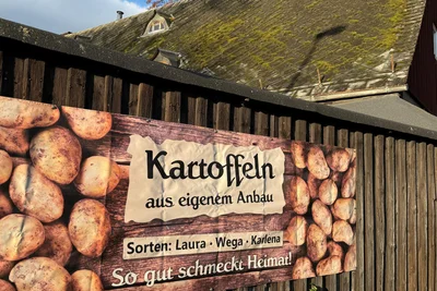 Drei Sorten aus eigenem Anbau gibt es bei Andreas Lange in Flöha.