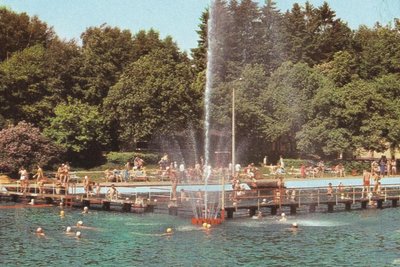 Das Thalheimer Stadtbad um 1990, also nicht lange, bevor es geschlossen wurde.