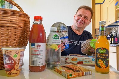 Die Brause und den Fruchtsaft wird Heiko B. aus Chemnitz seiner Familie überlassen. Als Diabetiker sind für ihn fruchtzuckerhaltige Getränke nicht geeignet. Er lässt sich nicht mit Insulin behandeln, muss dafür bei der Lebensmittelauswahl etwas aufpassen.