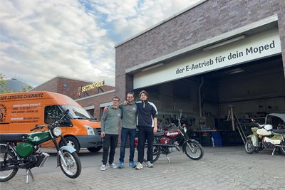 Geschäftsbesuch bei der Firma Second Ride aus Berlin.