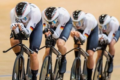 Nicolas Heinrich fuhr gemeinsam mit Tobias Buck-Gramcko, Felix Groß und Theo Reinhardt im deutschen Vierer. 