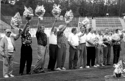 Zum 30. Jahrestages des Pokalsieges wurde die Mannschaft 1993 im Westsachsenstadion begrüßt.
