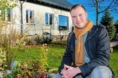 Jonas Völckel ist Mitglied beim CVJM Lichtblick. Er nennt die Gründe, warum der Verein auch während der umstrittenen WM  zum Gruppengucken einlädt. Foto: Kristian Hahn/Archiv