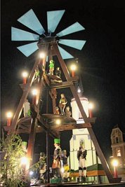 Das traditionelle Pyramidenanschieben soll es weiterhin geben - auf das Anschaffen einer neuen Pyramide wird die Stadtverwaltung wohl aber verzichten. 