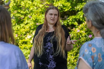 War mit 9,6 Prozent der Stimmen beim ersten Wahlgang nicht zufrieden: Janina Pfau (Die Linke).