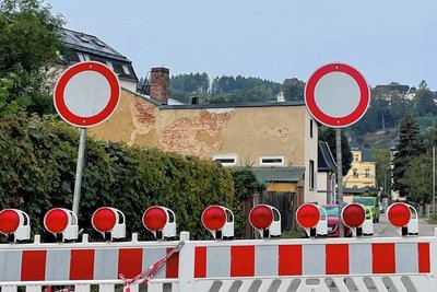 Ab 2. Mai gibt es im Schwarzenberger Stadtteil Sachsenfeld die nächste Vollsperrung für eine Baustelle. 