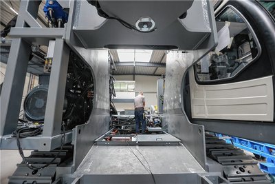 ... und für den Transport fertig gemacht. 