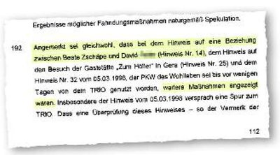 Der Schäfer-Report nennt David F. jetzt als möglichen zeitweisen Kontaktmann des Terror-Trios in Nürnberg.