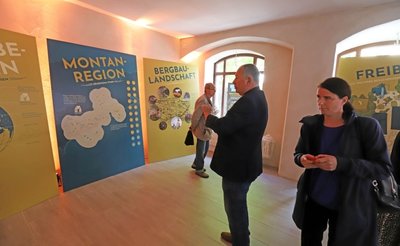 In der Burgstraße 38 ist noch bis zum 11. Juni eine Pop-up-Galerie zur Welterberegion zu sehen.