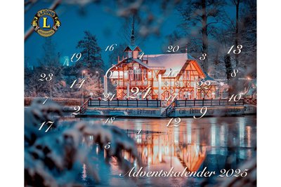 So sieht der neue Adventskalender des Lions Club Freiberg aus.