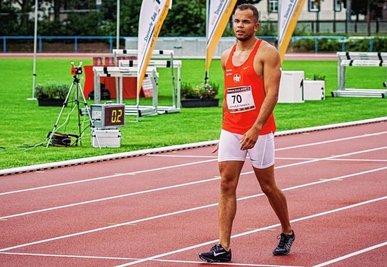 Yannick Schmalfuß, hier bei der Mid Summer Track Night in Dresden, möchte unbedingt mal bei einer Deutschen Meisterschaft starten. 