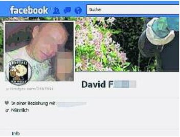 Auf Facebook erklärt sich David F. solidarisch mit Ralf "Wolle" Wohlleben.