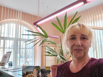 Undine Weise arbeitet in derTourist-Information Neuhausen.