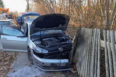 Die Fahrt der 71-Jährigen endete in einem Gartenzaun.