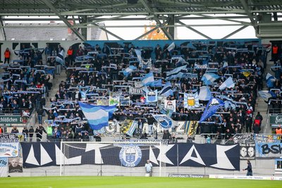Fans von Chemie Leipzig.