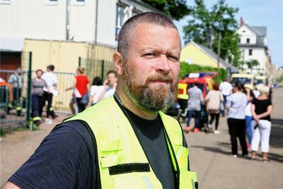 Mike Wunderlich wurde zum neuen Stadtwehrleiter gewählt.