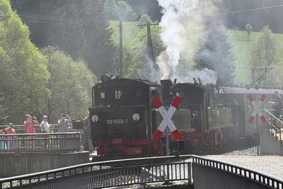 Das lange Pfingstwochenende nutzten wieder Tausende Menschen für einen Besuch bei der Preßnitztalbahn.