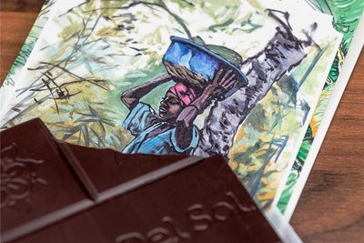 Den Kakao für die prämierte Sorte liefert eine Kooperative in Uganda.
