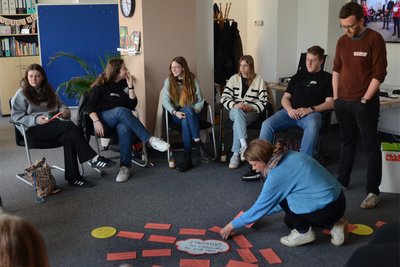 Anne Dietscherlein legte beim Workshop die Ideen und Vorschläge zum Festival aus.