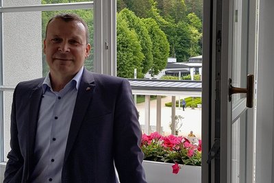Jens Böhmer führt die Sächsische Staatsbäder GmbH in Bad Elster und Bad Brambach.