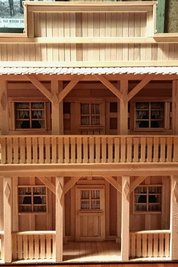 Die Miniatur-Häuser vermitteln einen Eindruck davon, wie "Old Miners Creek" aussehen wird.