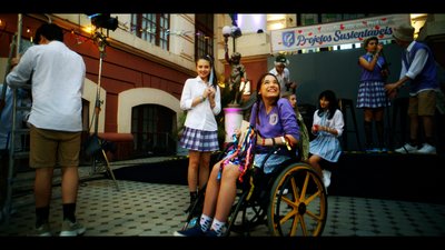In dem brasilianischen Film "Frag mal Bebel" legt das Mädchen Bebel viel Wert auf Nachhaltigkeit. Als Vorbild dient ihr dabei die Klima- und Umweltaktivistin Greta Thunberg. 