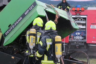 Vor Ort konnte das Feuer schnell gelöscht werden.