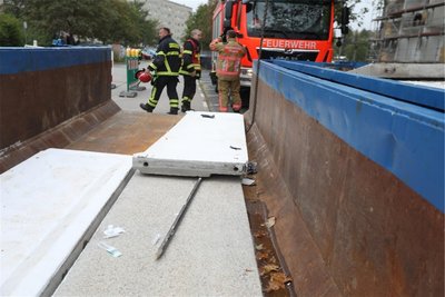 Arbeitsunfall in Plauen-Chrieschwitz: Ein Mann wurde schwer verletzt.