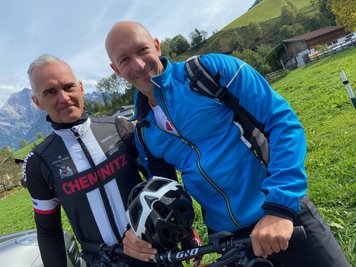 Torsten Fischer rechts im Bild mit Marco Tinius