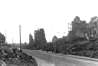 So sahen Teile von Dresden noch im Jahr 1949 aus.
