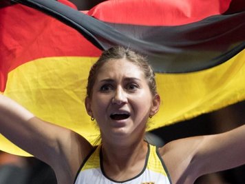             Holte mit deutscher Rekordzeit WM-Bronze über 3000 Meter Hindernis: Gesa Felicitas Krause. Foto (Archiv): Sven Hoppe