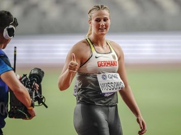             Hat sich ohne Probleme für das Finale qualifiziert: Speerwerferin Christin Hussong.