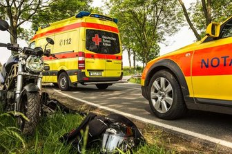 26-jährige Bikerin bei Unfall verletzt -