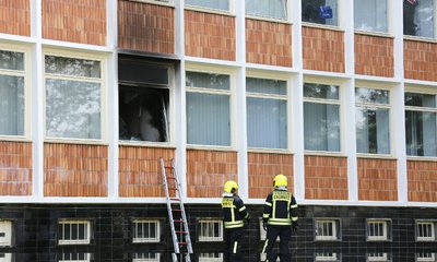 Hier soll der Angeklagte im Sommer einen Brand gelegt haben.
