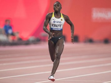             Qualifizierte sich mit persönlicher Bestzeit für das Halbfinale über 200 Meter: Lisa Marie Kwayie.