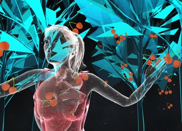 Die Augmented-Reality-Ansicht der Fotoprobe "Parsifal" während der Bayreuther Festspiele 2023. Die Festspiele sind am 25.07.2023 mit einer Neuinterpretation des "Parsifal" eröffnet worden.
