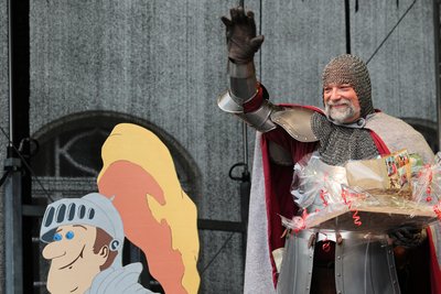 26 sagenhafte Jahre als Ritter Georg liegen hinter Jörg Schale. Der Abschied war ein sehr emotionaler Moment, bei dem auch Tränen liefen.