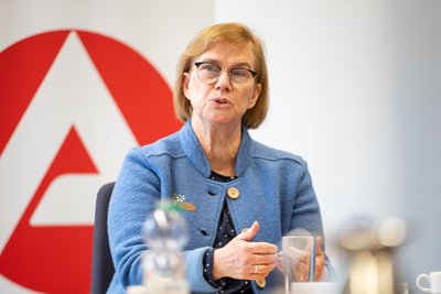 Cordula Hartrampf-Hirschberg leitet die Agentur für Arbeit in Annaberg-Buchholz.