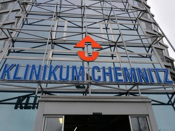            Blick auf den Standort Flemmingstraße des Klinikums in Chemnitz.